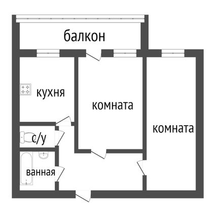 Продажа 2-комнатной квартиры 49 м², 9/10 этаж
