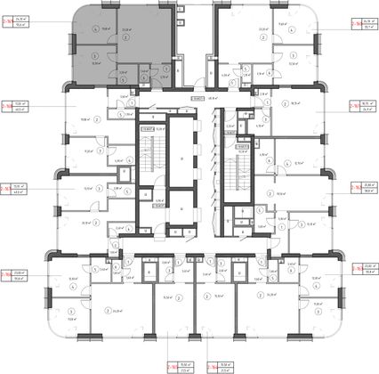 Продажа 2-комнатной квартиры 55,6 м², 18/53 этаж