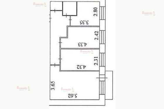 Продажа 3-комнатной квартиры 59 м², 1/3 этаж