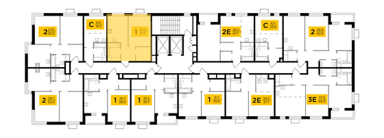 Продажа 1-комнатной квартиры 37,7 м², 10/24 этаж