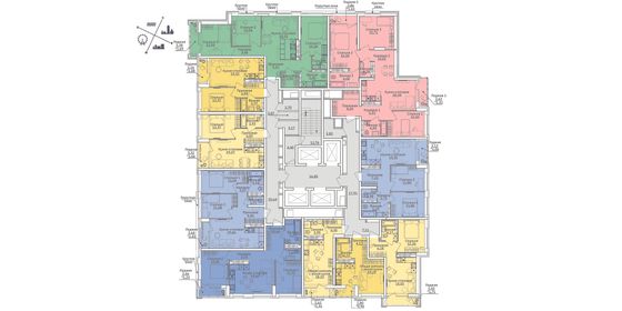 Продажа 2-комнатной квартиры 62,8 м², 28/32 этаж