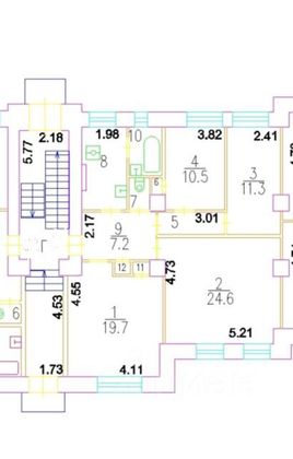 Продажа 1 комнаты, 33 м², 1/6 этаж