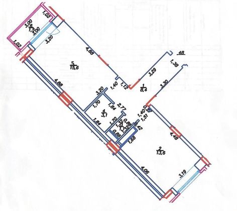 Продажа 1-комнатной квартиры 43,3 м², 3/3 этаж