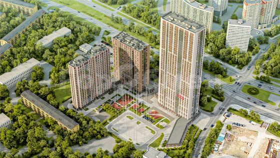 Продажа 2-комнатной квартиры 63,6 м², 12/45 этаж