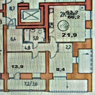 Продажа 2-комнатной квартиры 66,2 м², 3/9 этаж