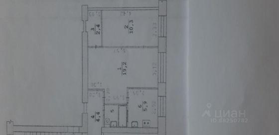 Продажа 2-комнатной квартиры 45 м², 1/3 этаж