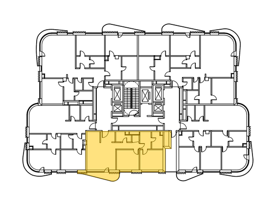 Продажа 2-комнатной квартиры 86 м², 3/14 этаж