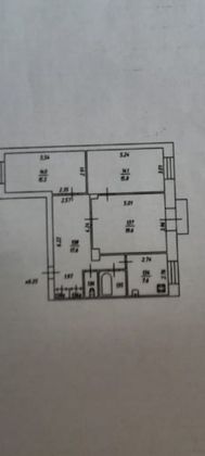 Продажа 3-комнатной квартиры 82 м², 4/4 этаж