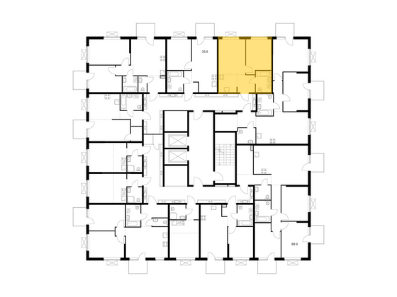 Продажа 1-комнатной квартиры 36,6 м², 16/17 этаж