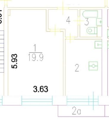 Продажа 1-комнатной квартиры 35 м², 5/13 этаж