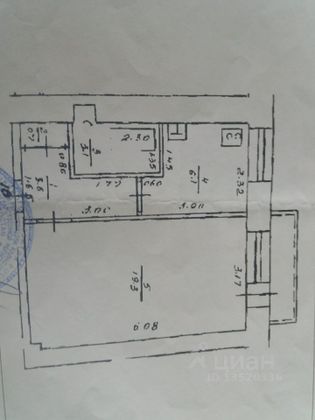 Продажа 1-комнатной квартиры 32,8 м², 2/9 этаж