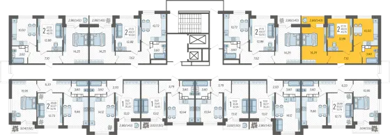 Продажа 2-комнатной квартиры 49,8 м², 15/16 этаж