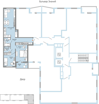 Продажа 3-комнатной квартиры 67 м², 4/12 этаж