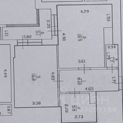 Продажа 1-комнатной квартиры 50 м², 6/25 этаж