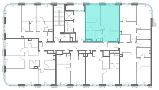 Продажа 1-комнатной квартиры 59,3 м², 8/14 этаж