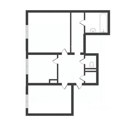 Продажа 2-комнатной квартиры 73 м², 4/6 этаж