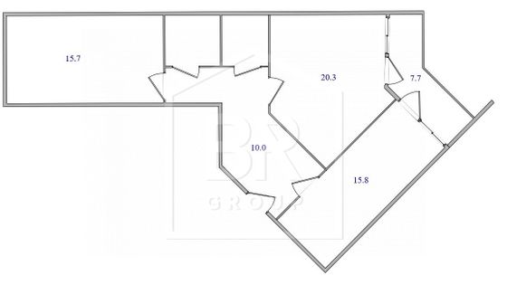 Продажа 2-комнатной квартиры 68,7 м², 7/10 этаж
