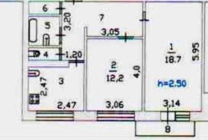 Продажа 2-комнатной квартиры 54 м², 3/9 этаж