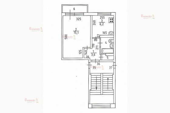 Продажа 1-комнатной квартиры 29 м², 4/5 этаж