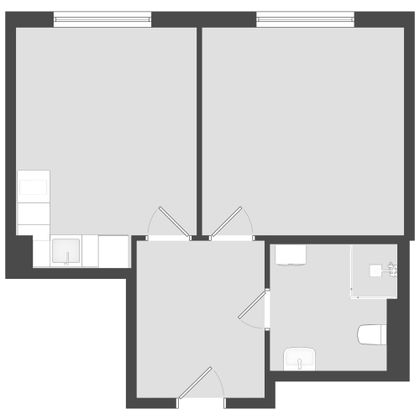 38,8 м², 1-комн. квартира, 9/16 этаж