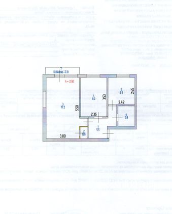 Продажа 2-комнатной квартиры 41,3 м², 4/4 этаж