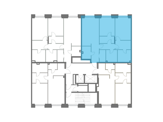 Продажа 3-комнатной квартиры 106,8 м², 2/7 этаж