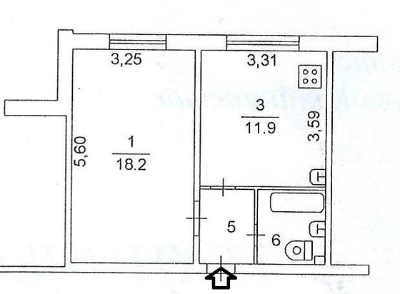 Продажа 1-комнатной квартиры 37 м², 4/10 этаж