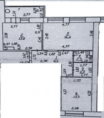 Продажа 2-комнатной квартиры 60 м², 8/12 этаж