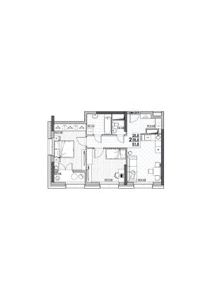 Продажа 2-комнатной квартиры 61,8 м², 10/24 этаж