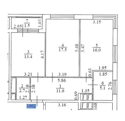 Продажа 2-комнатной квартиры 67,8 м², 12/27 этаж