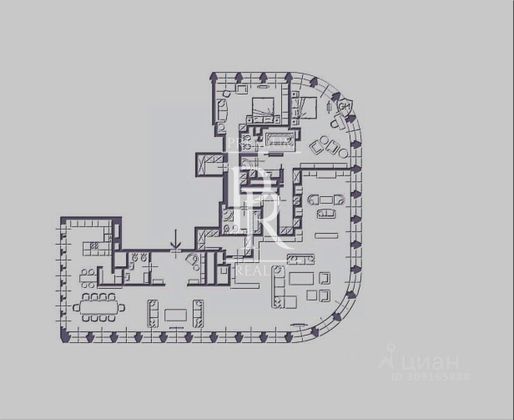 Продажа многокомнатной квартиры 340 м², 11/12 этаж