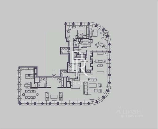 Продажа многокомнатной квартиры 340 м², 11/12 этаж