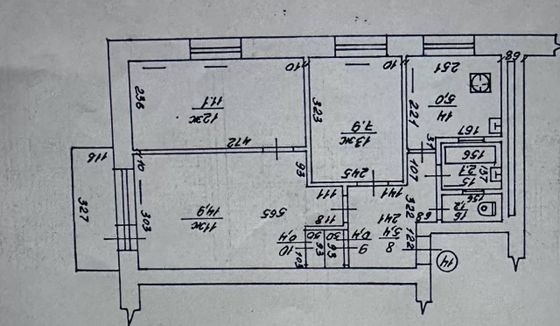 Продажа 3-комнатной квартиры 48,4 м², 4/5 этаж