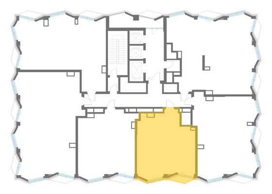 Продажа 2-комнатной квартиры 86,6 м², 3/14 этаж