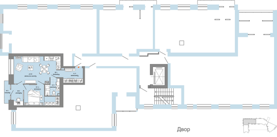 Продажа 2-комнатной квартиры 51 м², 7/7 этаж