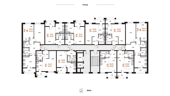 Продажа квартиры-студии 30,9 м², 3 этаж
