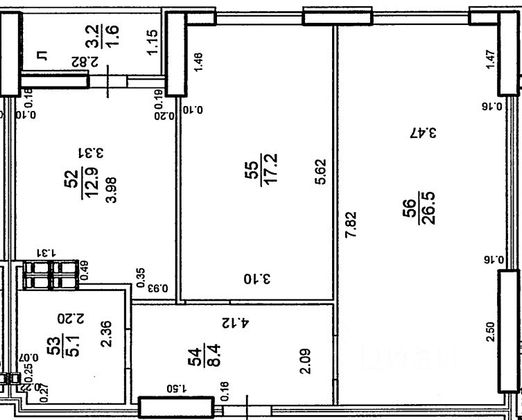 Продажа 2-комнатной квартиры 73,3 м², 9/23 этаж
