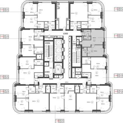 Продажа 1-комнатной квартиры 38,9 м², 27/53 этаж