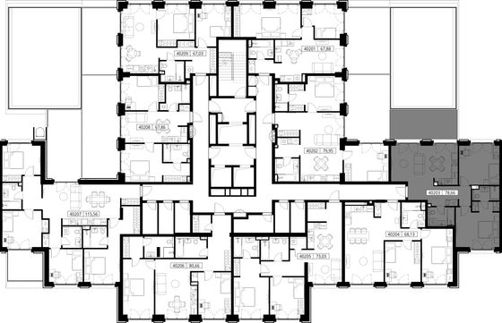 Продажа 2-комнатной квартиры 78,7 м², 2/15 этаж