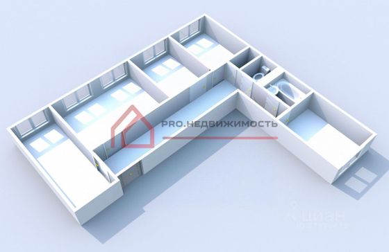 Продажа 4-комнатной квартиры 84 м², 2/9 этаж