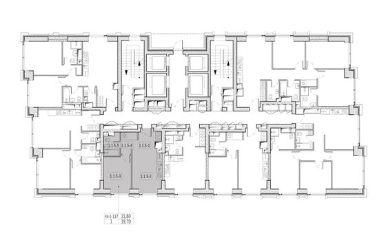 Продажа 1-комнатной квартиры 39,9 м², 18/52 этаж