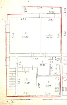 Продажа 3-комнатной квартиры 77,3 м², 2/2 этаж