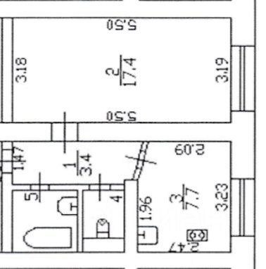 Продажа 1-комнатной квартиры 33 м², 2/15 этаж