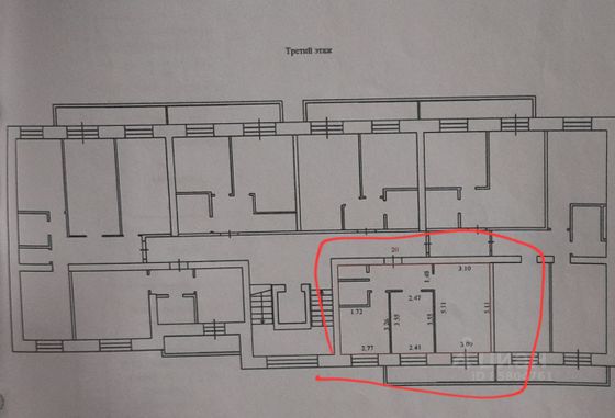 Продажа 2-комнатной квартиры 44 м², 3/3 этаж