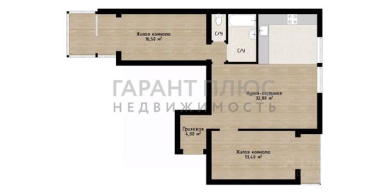 Продажа 3-комнатной квартиры 72,8 м², 1/9 этаж