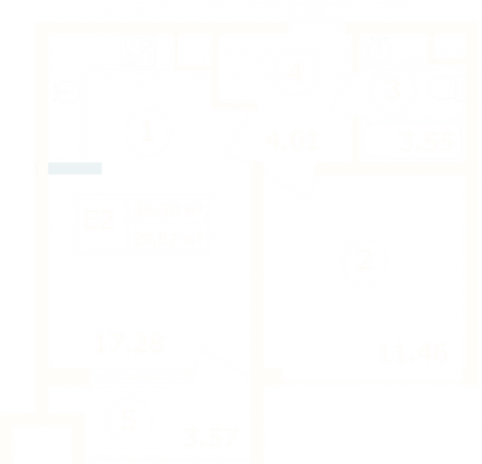Продажа 1-комнатной квартиры 39,9 м², 3/9 этаж