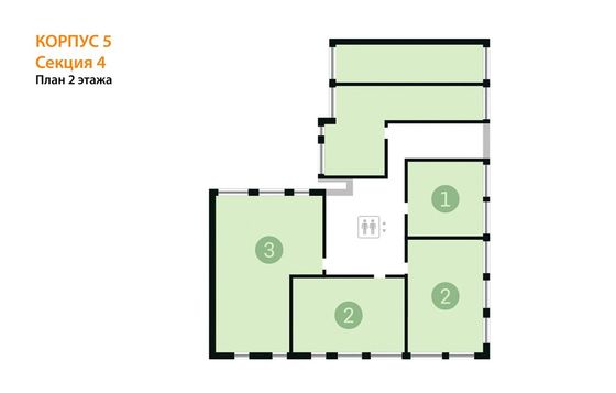 Продажа 2-комнатной квартиры 60,8 м², 2/17 этаж