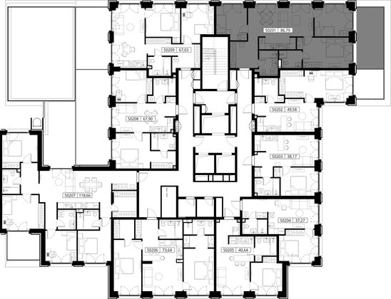 Продажа 3-комнатной квартиры 86,8 м², 2/15 этаж