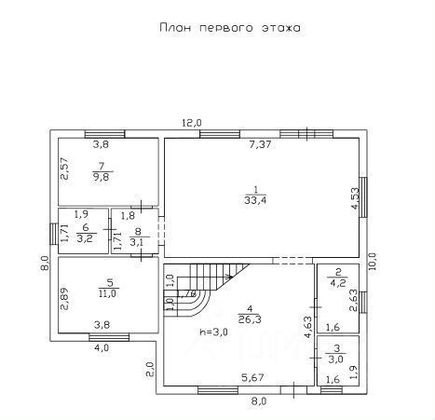 Продажа дома, 198 м², с участком 11 соток