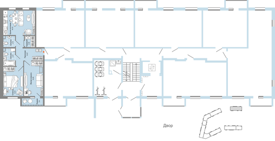 Продажа 3-комнатной квартиры 65 м², 1/6 этаж